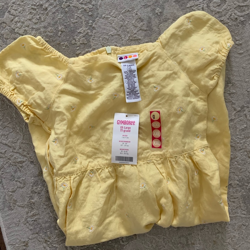 BNWT Gymboree Girls Puff Sleeve Dress 🌼